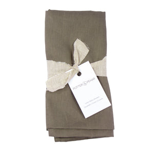 Cypress Linen Baby Blanket